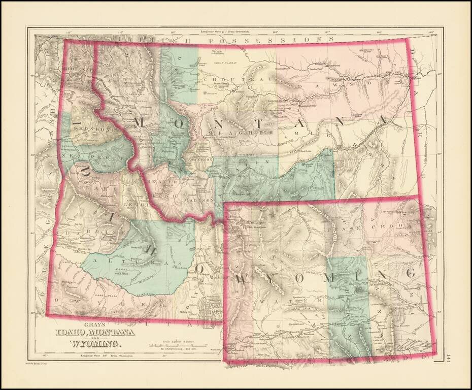 Gray's Idaho, Montana and Wyoming