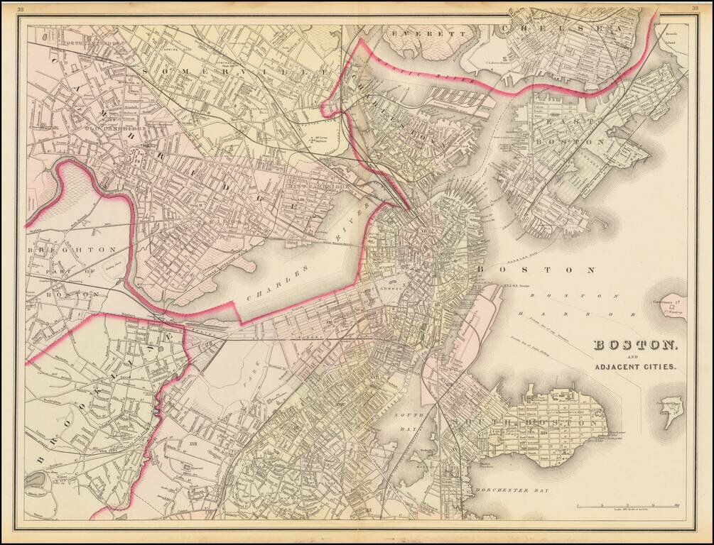 Boston and Adjacent Cities