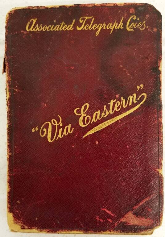 Via Eastern: The Eastern and Associated Telegraph Companies' Cable System (Indicated in Red.)